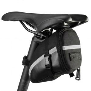 Roswheel Cyclisme Vélo Vélo Tige De Selle Sac Pochette Siège Selle Arrière Queue Paquet Noir Extérieur-Bon - Neuf