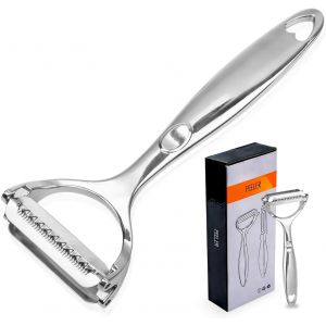 Kalanka-&Eacute;plucheur De Terre 2 En 1, &Eacute;conome &Agrave; Fruits Et &Agrave; Julienne, &Eacute;pluche-L&eacute;gumes Multifonction Pour &Eacute;plucher Et R&acirc;per Rapidement Les L&eacute;gumes Et Les Fruits - Neuf