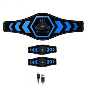 Ceinture D'entrainement Electrique Portable Sans Fil Rechargeable Par Usb 2025 Ems Abs Trainer - Neuf