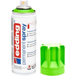 permanent spray - neon green matt - 200 ml - acrylic paint for painting and decorating glass, metal, wood, ceramic, plastic, canvas - aerosol spray, acrylic spray, paint spray - Neuf