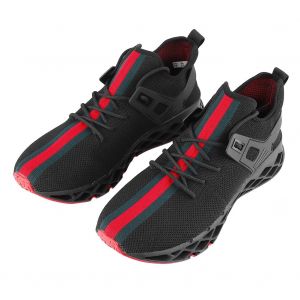 Chaussures De Sport Legeres Et Respirantes Pour Homme, Baskets De Course A Pied Tendance (Noir, Pointure 43) - Neuf