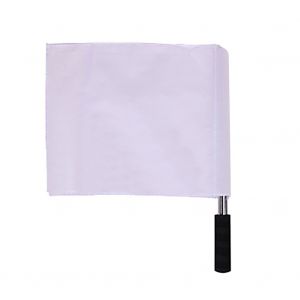 Competition De Course Sportive Depart Athletisme Coin Patrouille Commande Manuelle Signal Drapeau Agitant (Blanc) - Neuf