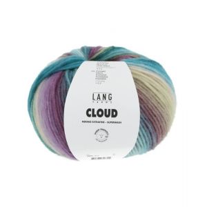 Pelote De Laine Cloud - 100gr - Lang Yarns. Color : 19 Multicolore - Neuf