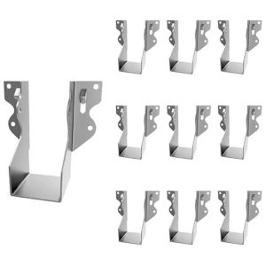 10Pcs Supports d'attache solides LU24 2X4 Cintre de solive pour ouragan en bois - Neuf