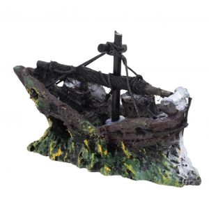 D&eacute;corations De L'aquarium Extra Large <Br/>D&eacute;coration D'aquarium Aquarium Ch&acirc;teau <Br/>Pirate Des Bijoux De D&eacute;coration D'aquarium <Br/>R&eacute;servoir De Poissons De D&eacute;coration En R&eacute;sine - Neuf