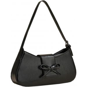SJZG-Sac &Agrave; Bandouli&egrave;re Femme Retro Sac A Main Pochette Pu Cuir Sac Epaule Impermeable Sacs Besace Soir&eacute;e Noir - Neuf