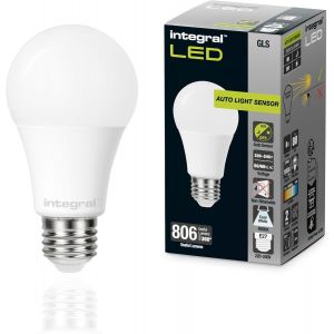 Kalanka-Ampoule Led Gls E27 Non-Dimmable &Agrave; Double Capteur Cr&eacute;pusculaire - Blanc Froid 4000k, 806lm, 8w (&Eacute;quivalent 60w) - Basse Consommation Et Id&eacute;ale Pour L'ext&eacute;rieur - Neuf
