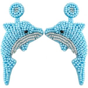 Kal-1 Paire Boucles D'oreilles D'&eacute;t&eacute; Pendantes Boh&egrave;me Vintage Earrings Th&egrave;me Mer Earring Pour Accessoires Quotidien, Cadeau D'anniversaire - Neuf