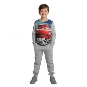 Jogging Enfant Flash Mcqueen - Cars Disney - Polyester Confort Gris ( 8 Ans) (Taille 8 Ans,Couleur Gris) - Neuf