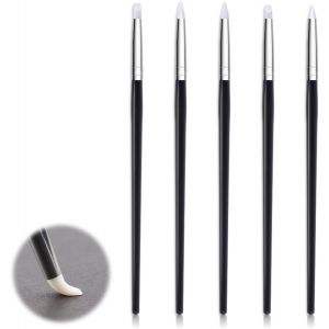 Chenquansarl-Lot De 5 Pinceaux En Caoutchouc, Outils De Poterie En Argile, Pinceau De Modelage, Outil D'argile Pottery, Pointe En Caoutchouc Souple Pour Sculpture Céramique, Peinture Nail Art - Neuf