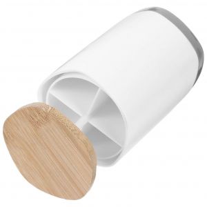 Porte-Cure-Dents &Agrave; Pression Pour Bureau - Distributeur De Cure-Dents &Eacute;l&eacute;gant, L&eacute;ger Et Facile &Agrave; Utiliser, Au Design Compact - Neuf