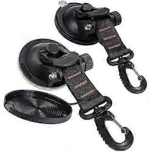 Pack Ventouses D'ancrage Avec Crochets De Fixation Kit De Camping Crochets De Fixation &Agrave; Ventouse Pour Auvents Lat&eacute;raux De Voiture,Tente,B&acirc;ches De Camping - Neuf