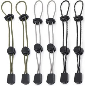 Eryi-6 Pièces Cordon Élastique Pour Baton De Randonnée, 20cm Cordon De Fixation Pour Bâtons De Trekking, Cordon Élastique Ajustable, Accessoires De Randonnée, Convient Aux Vêtements De Randonnée - Neuf