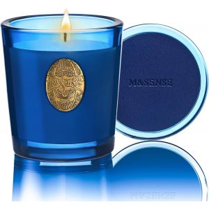 Bougie Parfumée Rêve d'océan,260g Bougie Parfumée en Pot Bougie de Soja Naturelle,50 Heures de Combustion,Cadeaux Bougies Cadeau Anniversaire Pour Femmes & Hommes - Neuf