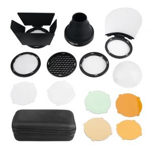 Godox AK-R1 Snoot Filtre Couleur Reflecteur Nid d'Abeille Diffuseur pour Godox AD200 et H200R - Neuf