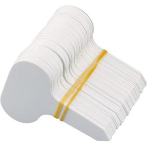 100 Pièces Etiquette Pour Plante,5x7cm Etiquettes Jardin Exterieur,Etiquettes Semis ,Etiquette Plantation Potager-Blanc - Neuf
