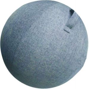 Housse De Protection Antidérapante Pour Ballon De Yoga Bran - 65 Cm - Coton Et Lin - Pour Le Fitness, Le Bureau Et La Maison - Options Bleu Et Marron - Neuf