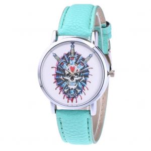 Zhoulianfa Hommes Femmes Tendance Simple Casual Affichage Analogique Quartz Couple Montre-Bracelet (Menthe) - Neuf