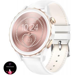 Montre Connectée Femme Avec Appels Bluetooth,100+Modes Sportifs Ip68 Étanche Montre Connectée Avec Fonction Féminine Fréquence Cardiaque Sommeil Podomètre,Smartwatch Pour Ios Android - Neuf