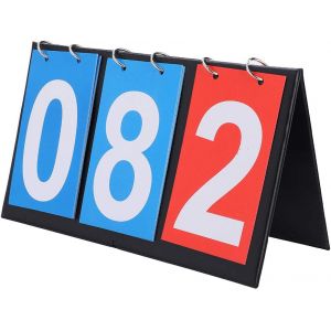 Acdsgd-Ableau De Bord Sportif, Tableau De Score Ext&eacute;rieur, Tableaus Indicateur Portatif, Chiffres Retournement Convient Pour Le Sport Les Comp&eacute;titions L'utilisation Quotidienne Diverses Balles - Neuf