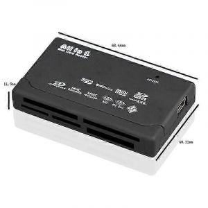 Lecteur de carte Lecteur de carte mémoire USB2.0 Transmission rapide de données Prise en charge du lecteur de carte TF SD Mini SD MS XD - Neuf