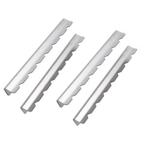 2024 4pcs Supports de brochettes Anti-Groove Brochette Support Barbecue En acier inoxydable Grillades Shish Kabob Rack - Neuf