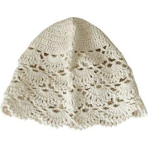 Nouveau,Adapté Femmes Évider Bonnet Fait À La Main Au Crochet Dentelle Chapeau Turban Casquette Pour L'été - Neuf