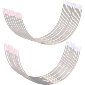 Mevronisshop-24 Paires D'armatures De Soutien Gorge, 2 Tailles Remplacement De Soutien-Gorge En Acier Inoxydable, Armatures De Remplacement En M&eacute;tal Pour Femme, Accessoires Pour Bonnet C Et D - Neuf