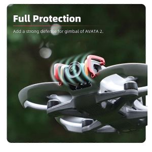 Pare-Chocs De Lentille De Cardan Pour Avata 2 Pare-Chocs Barre De Protection Croisée Anti-Collision Accessoires De Drone En Aluminium, Noir-Générique - Neuf