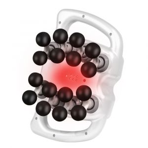 Pistolet De Massage Corporel À Haute Fréquence,16 Têtes,Relaxation Musculaire Du Cou Et De La Taille,Pistolet Vibrant Pour Les Épaules,Pistolet De Massage Professionnel - Type Black - Neuf