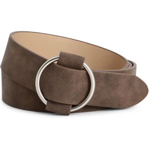 Tianyi-Ceinture Fine En Cuir Synthétique Pour Femme - Pour Robe Et Jean - Mode - Cuir Souple Avec Double Boucle - Neuf