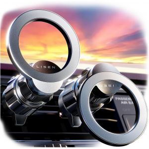 Senior-2-Pack Supports De Voiture Magsafe &iquest; [24 Super Aimants] Support Magn&eacute;tique Pour T&eacute;l&eacute;phone De Voiture, Magsafe Support Pour Grille D'a&eacute;ration, Pour Apple Iphone Et Tous Les Smartphone[L1177] - Neuf