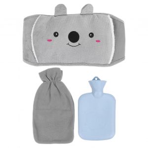 Chaud Sac &Agrave; Eau De 2l Avec Couverture Souple, En Caoutchouc Bouteille D'eau Pour Les Crampes De Secours, Le Cou Et Les &Eacute;paules Plus Chaud, Bleu - Neuf