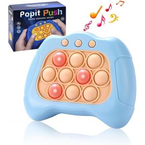 MDY-Console de Jeu Fast Push Bubbles,Pop it Lumineux,Jeu Pop Puzzle de Light Bouton,Jeu Pop it électronique,Pop it up,sensoriels Fidget Toy,Jeu electronique pour Enfants de 3-12 Ans - Neuf