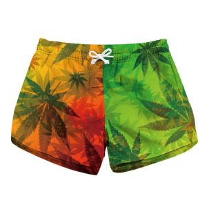 Short De Plage D'été Pour Femme,Pantalon Court De Sport,Imprimé Fleurs 3d,Séchage Rapide,Maillot De Bain Femme,Vacances,Planche De Surf - Neuf