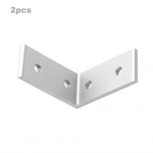 Equerre d'angle en aluminium a 4 trous pour fixation de meubles (3030) - Neuf