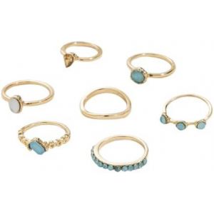 Kahfl-Bagues Pour Femmes Ensemble De Bagues En Pierres Précieuses Bague De Fiançailles Ajustable Bagues De Mariage Bagues D'engagement Empiler L'anneau Du Pouce Cadeaux Pour Femmes - Neuf