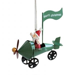 Festival De La Collection De No&euml;l Ornement D&eacute;licat De Fer De Santa Rennes Sur Le Th&egrave;me Pendentif Arbre De No&euml;l De La Pendaison D&eacute;corations - Neuf