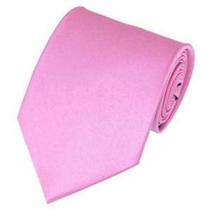 Cravate Rose Unie Pour Homme, Cravate Classique En Soie, Largeur 8,25 Cm, Accessoire De C&iquest;&iquest;R&iquest;&iquest;Monie, Style Mariage Et Affaires - Neuf