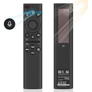 Télécommande de Remplacement pour Samsung,BN59-01385A Solar Charging Télécommande vocale pour Samsung Smart TV, Compatible avec Samsung TV 2021-2022 - Neuf