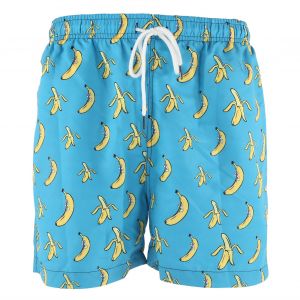 Short Decontracte A Imprime Banane Pour Homme, Taille Elastique Avec Cordon De Serrage, Ideal Pour La Plage Ou L'ete, Stk102014 Xl - Neuf