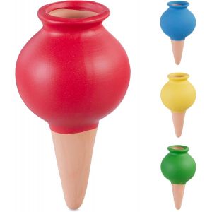 Checarzhn--No1-Arro En Terre Cuite, Lot De 4, Pour Plantes, 80 Ml Chacun, Cône Darro , Multicolore - Neuf