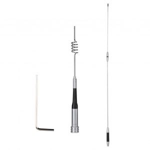 antenne a gain eleve avec double bande UHF UVF pour emetteur-recepteur radio amateur bidirectionnel, resistante a la pluie - Neuf