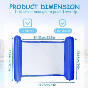 Hamac D'eau Gonflable,Hamac Flottant Inclinable,Hamac Gonflable À Lit Flottant - Neuf