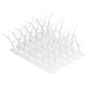 Pointes de dissuasion des oiseaux de 30 cm Pointes en plastique r&eacute;pulsives pour la fen&ecirc;tre de la bo&icirc;te aux lettres de toit de la cl&ocirc;ture - Neuf
