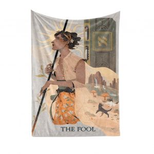 Hjlian Couverture De Tarot, Hotel, Voyage, Canape-Lit, Motif Saisonnier, Tapis De Retouche Pour La Detente, 31,5 X 39,4 Pouces - Neuf