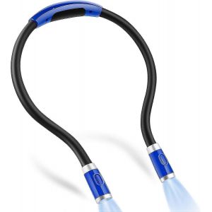 Nouveau,Adapté Lampe De Lecture À Led Rechargeable,Lumières De Livre Pour La Lecture Au Lit,3 Niveaux De Luminosité,2 Flexibles - Neuf