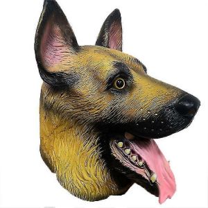 Masque De Loup-Chien, Coiffe Parodique, D&eacute;guisement D'halloween, Masque D'animal Amusant - Neuf