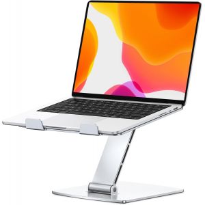 Support Ordinateur Portable,Support PC Portable Bureau Réglable en Aluminium,Refroidissement Rapide,Laptop Stand Pliable Ergonomique Lapdesks Compatible avec MacBook Air Pro (10-16"") - Neuf