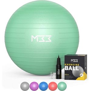 Ballon D'exercice ¿ 55 À 85 Cm Extra Épais Anti-Éclatement Ballon De Yoga Avec Pompe À Main ¿ Ballon De Gymnastique Pour Fitness, Pilates, Grossesse, Travail, Accouchement, Ballon Suisse ¿ - Neuf